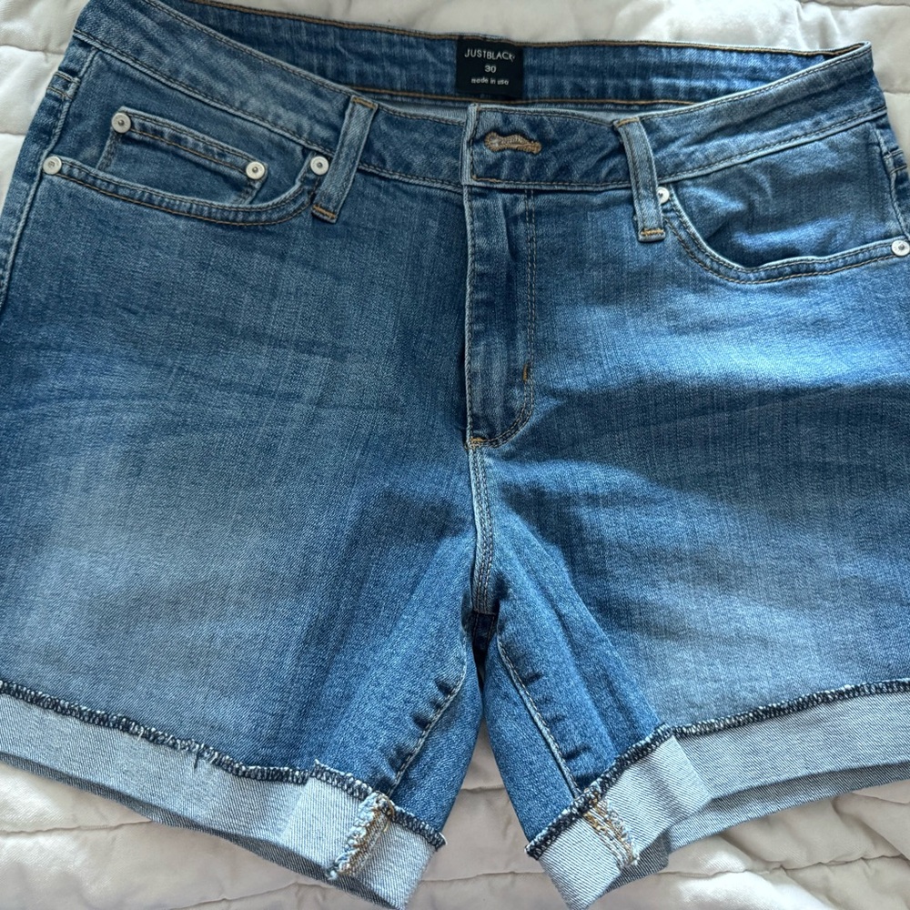 Just Black Denim Shorts size 30
